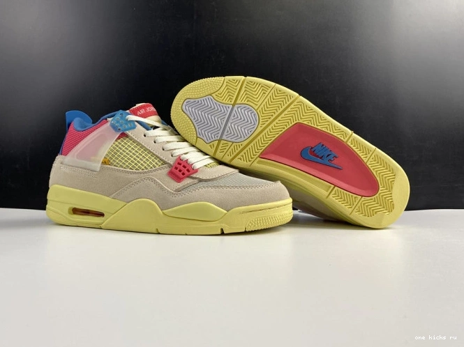 Chep Onekick Retro 4 Union DC9533-800 Jordan Guava Air Ice 0811